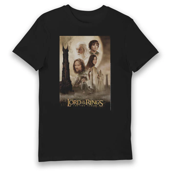 Ringenes Herre De To Tårne Voksen T-shirt