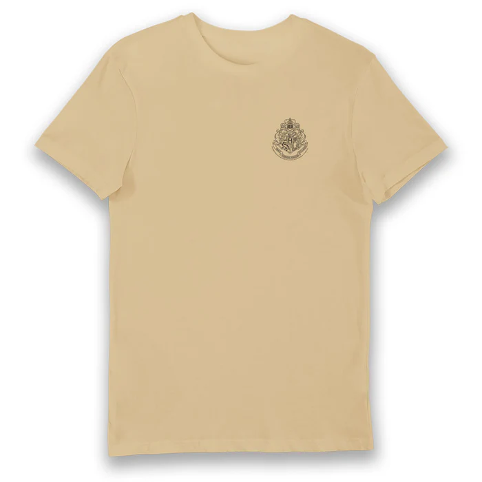 Harry Potter Hogwarts-våbenskjold T-shirt til voksne