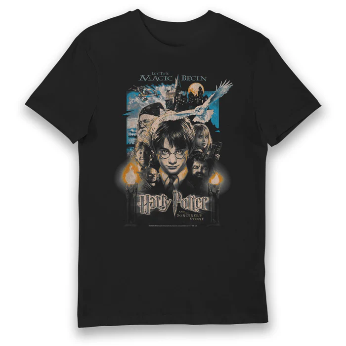 Harry Potter-plakat T-shirt til voksne
